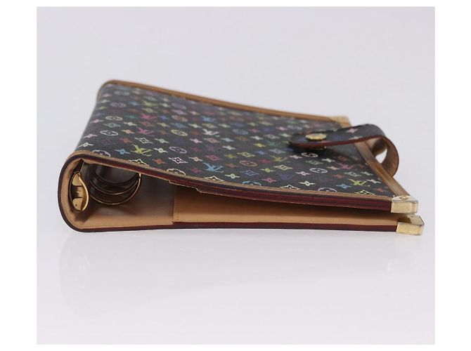 LOUIS VUITTON Monogram Multicolor Agenda GM Cover Black R20893 LV Auth 202101V - vista 7