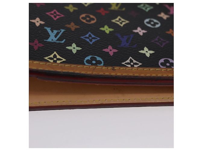 LOUIS VUITTON Monogram Multicolor Agenda GM Cover Black R20893 LV Auth 202101V - vista 8
