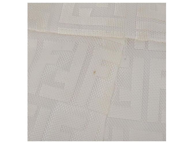 Falda FENDI Zucca Polyester White Auth am12358 Blanco - vista 6