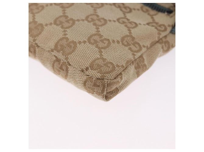 Borsello da vita GUCCI GG Canvas Sherry Line Outlet Beige Silver 162962 Auth 200345A Argento - vista 15