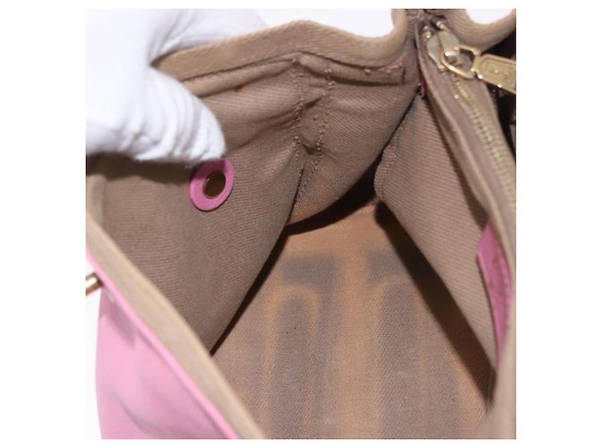 SAINT LAURENT Borsa a mano Muse Two Leather 2way Pink Gold 289278 Auth 197816A Rosa D'oro - vista 23