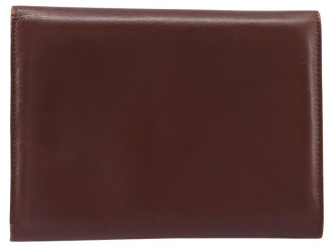 Borsa a pochette Salvatore Ferragamo in pelle marrone e oro Auth 200009 D'oro - vista 2