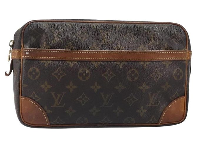 LOUIS VUITTON Monogram Compiegne 28 Clutch Bag M51845 LV Auth 199913 Monogramma - vista 13