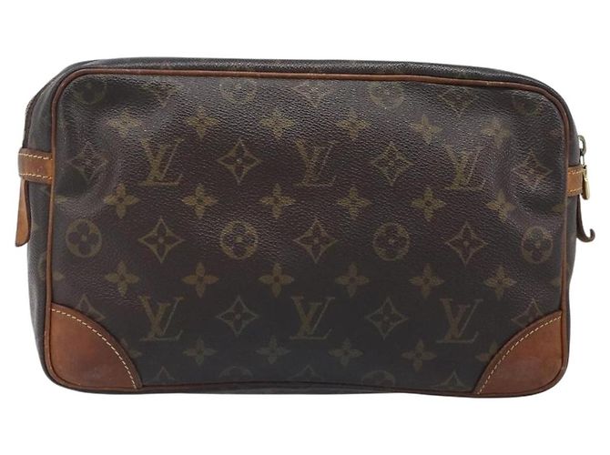 LOUIS VUITTON Monogram Compiegne 28 Clutch Bag M51845 LV Auth 199913 Monogramma - vista 2
