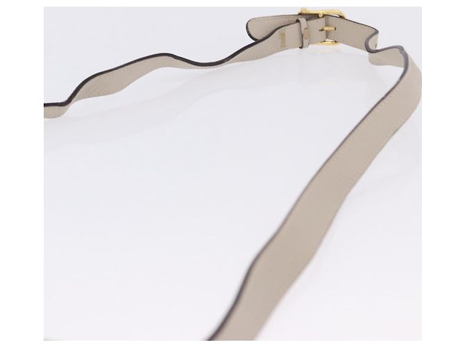 Céline Borsa a tracolla CELINE in pelle beige tono oro Auth 202258A - vista 14