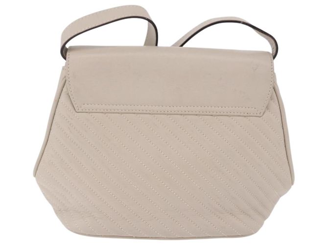 Céline Borsa a tracolla CELINE in pelle beige tono oro Auth 202258A - vista 2