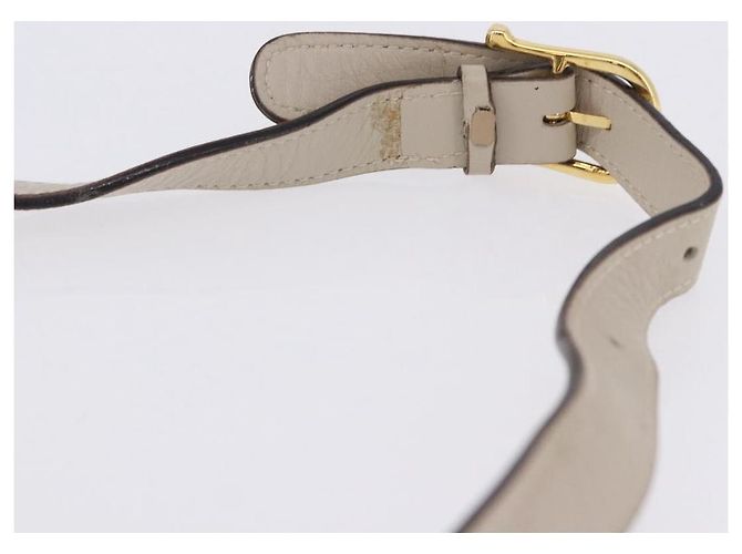 Céline Borsa a tracolla CELINE in pelle beige tono oro Auth 202258A - vista 9