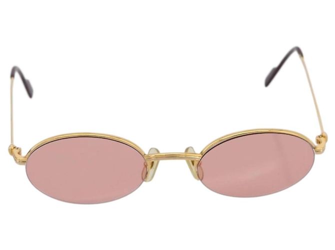 CARTIER Sonnenbrille Metal Gold Tone Auth bs36892A - Ansicht 2