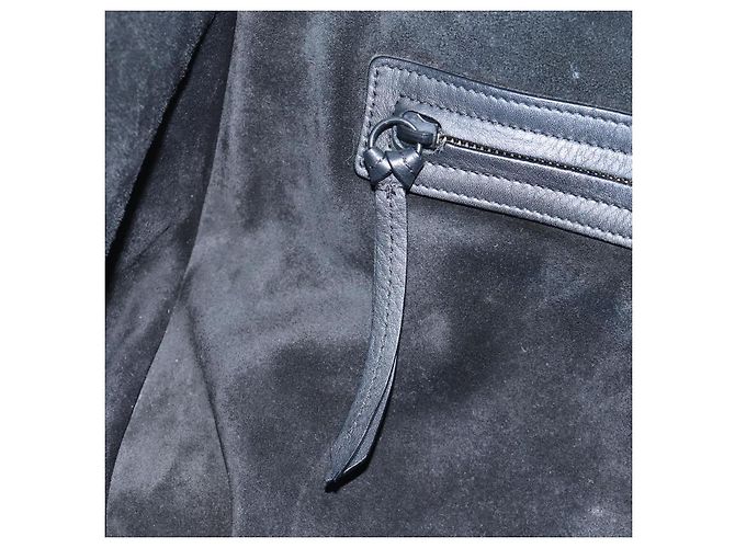 Céline Borsa a mano CELINE Luggage Phantom in pelle nera e oro Auth fm5451M Nero D'oro - vista 24