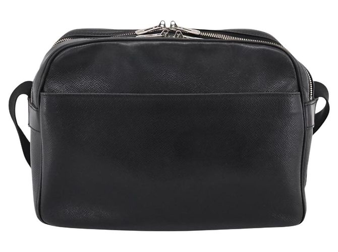 Borsa a tracolla LOUIS VUITTON Taiga Reporter PM Ardoise M30152 LV Auth ka6020 Grigio - vista 13