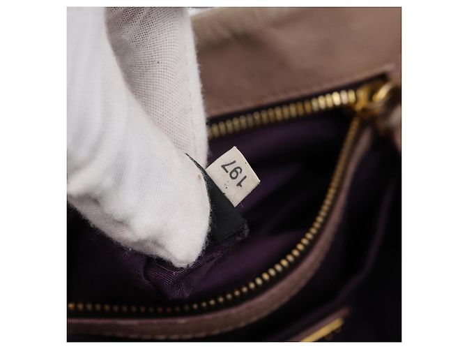 Bolsa Miu Miu Matelassé em couro 2way Rosa Ouro Auth 199464A Dourado - vista 12