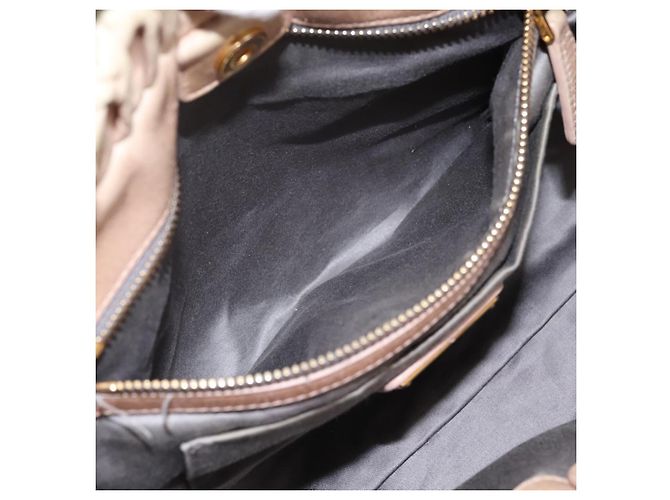 Borsa a mano Miu Miu Vitello Lux Leather 2way Beige Gold Auth 201979A D'oro - vista 22