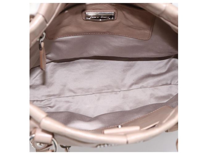 Miu Miu Handtasche Vitellolux 2way Pink Silver Auth 202001A Silber - Ansicht 11