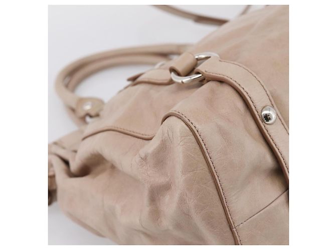Miu Miu Handtasche Vitellolux 2way Pink Silver Auth 202001A Silber - Ansicht 17