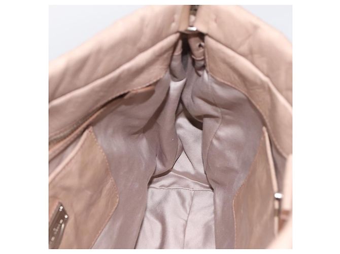 Miu Miu Handtasche Vitellolux 2way Pink Silver Auth 202001A Silber - Ansicht 20