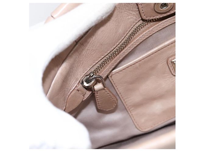 Miu Miu Handtasche Vitellolux 2way Pink Silver Auth 202001A Silber - Ansicht 22