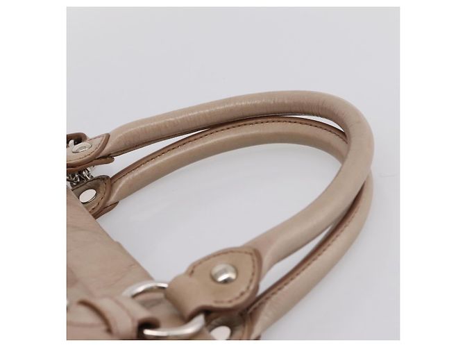 Miu Miu Handtasche Vitellolux 2way Pink Silver Auth 202001A Silber - Ansicht 8