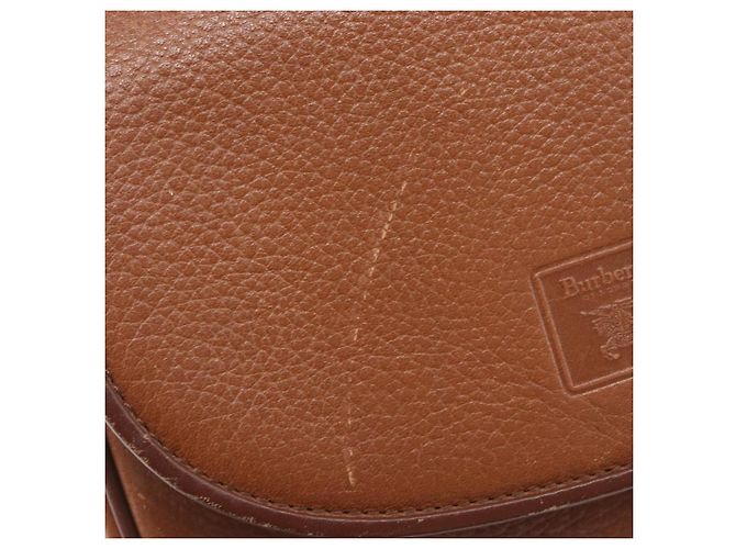 Borsa a tracolla Burberrys in pelle marrone e oro autentica hk4047 D'oro - vista 10