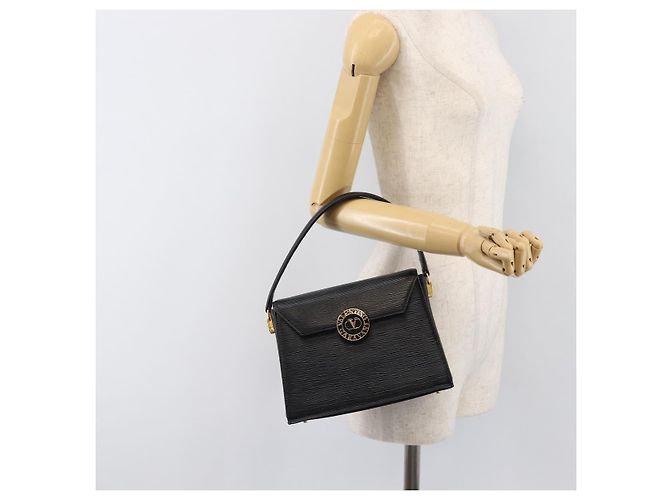 Borsa a mano VALENTINO in pelle 2way Nera Tono Oro Auth BA15401A Nero - vista 26