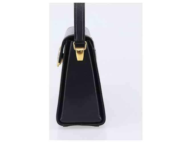 Borsa a mano VALENTINO in pelle 2way Nera Tono Oro Auth BA15401A Nero - vista 4