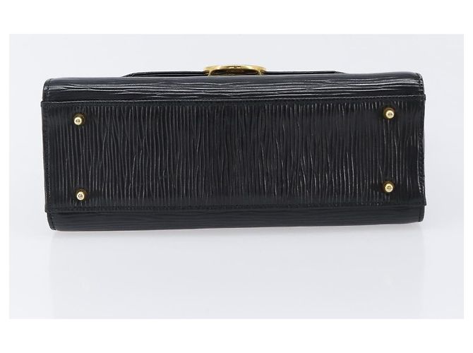 Borsa a mano VALENTINO in pelle 2way Nera Tono Oro Auth BA15401A Nero - vista 6