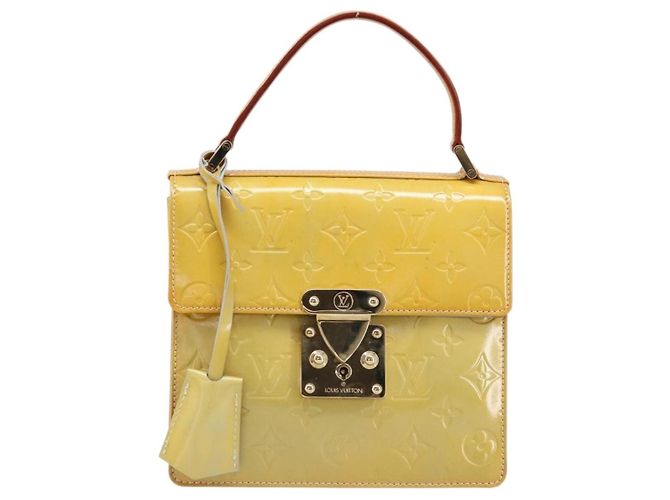 LOUIS VUITTON Monogram Vernis Spring Street Hand Bag Gris M91029 LV Auth 200809 Grau - Ansicht 13