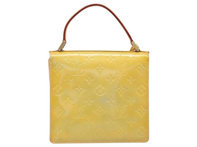 LOUIS VUITTON Monogram Vernis Spring Street Hand Bag Gris M91029 LV Auth 200809 Grau - Ansicht 2