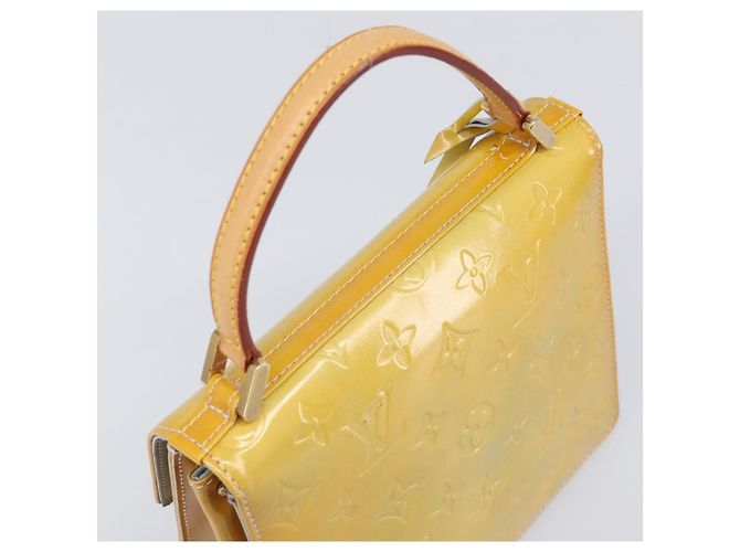 LOUIS VUITTON Monogram Vernis Spring Street Hand Bag Gris M91029 LV Auth 200809 Grau - Ansicht 6