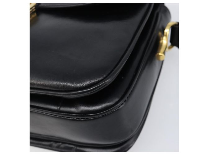 Céline CELINE Schultertasche aus Leder Schwarz Gold Auth mr2877 Golden - Ansicht 14