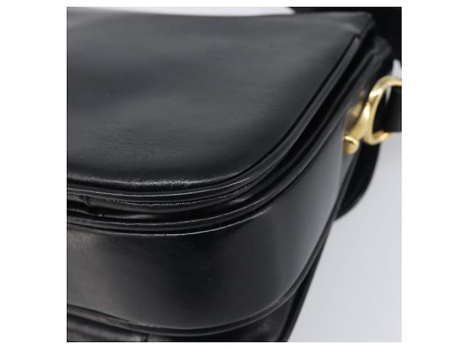 Céline CELINE Schultertasche aus Leder Schwarz Gold Auth mr2877 Golden - Ansicht 16