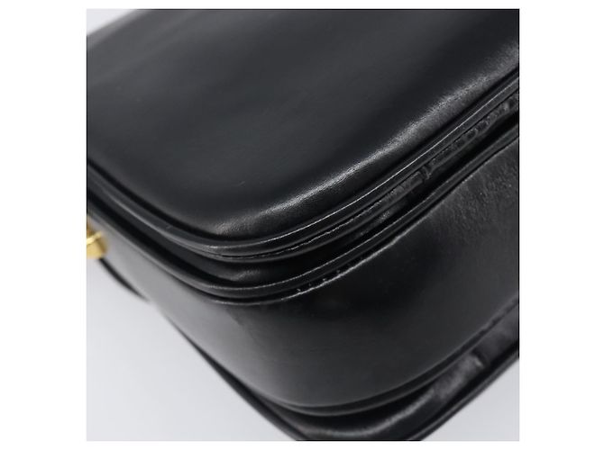 Céline CELINE Schultertasche aus Leder Schwarz Gold Auth mr2877 Golden - Ansicht 17