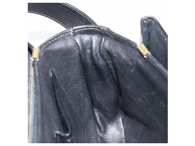 Céline CELINE Schultertasche aus Leder Schwarz Gold Auth mr2877 Golden - Ansicht 20