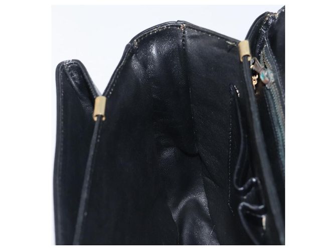 Céline CELINE Schultertasche aus Leder Schwarz Gold Auth mr2877 Golden - Ansicht 21