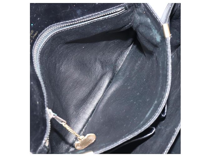 Céline CELINE Schultertasche aus Leder Schwarz Gold Auth mr2877 Golden - Ansicht 22