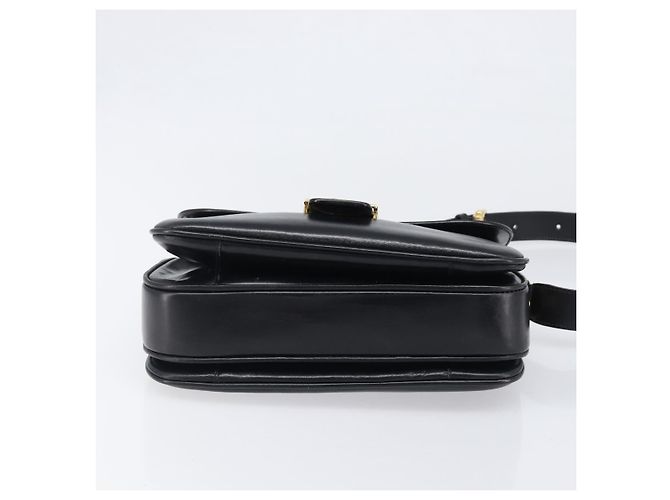 Céline CELINE Schultertasche aus Leder Schwarz Gold Auth mr2877 Golden - Ansicht 5