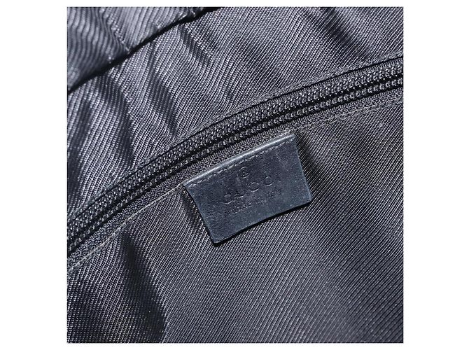 GUCCI GG Canvas Tote Bag Schwarz Silber 28892 Auth 197695 - Ansicht 18