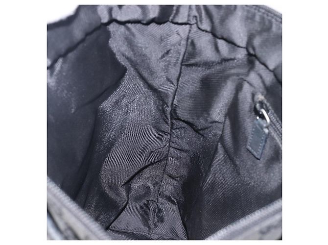 GUCCI GG Canvas Tote Bag Schwarz Silber 28892 Auth 197695 - Ansicht 20