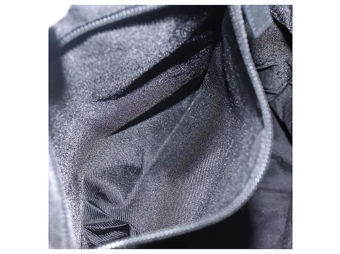 GUCCI GG Canvas Tote Bag Schwarz Silber 28892 Auth 197695 - Ansicht 22