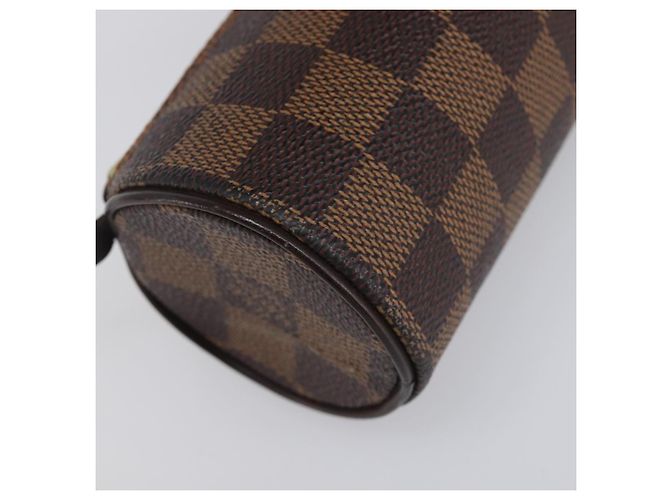 LOUIS VUITTON Damier Ebene Papillon Pouch LV Auth SW2679 - vista 14