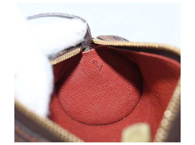 LOUIS VUITTON Damier Ebene Papillon Pouch LV Auth SW2679 - vista 17