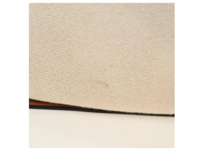 Bolsa de mão LOEWE Hammock Small Canvas Leather 2way Beige Silver Auth 198601M Prata Bege - vista 5