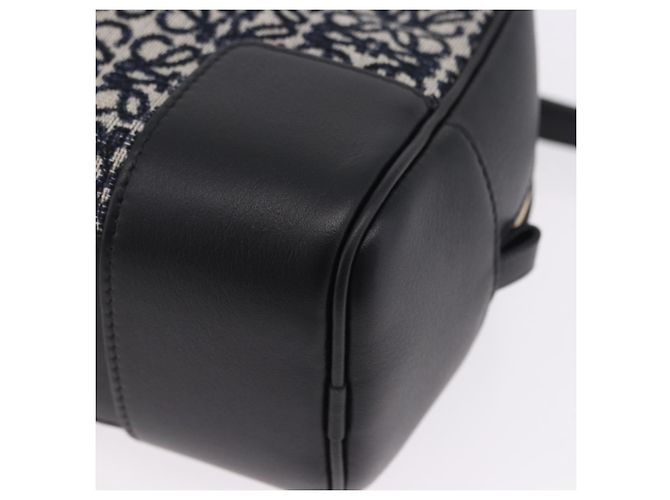 Borsa a mano LOEWE Anagram Amazona 16 Canvas 2way Nero Tono Oro Auth 199041SAM - vista 17