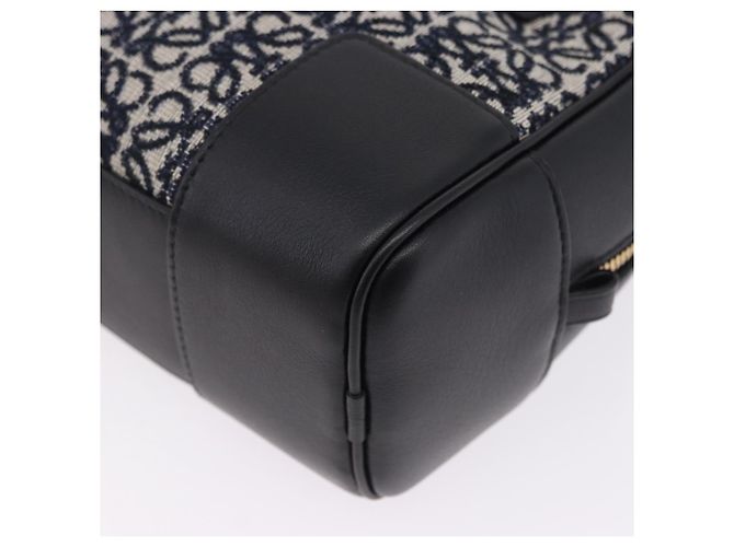 Borsa a mano LOEWE Anagram Amazona 16 Canvas 2way Nero Tono Oro Auth 199041SAM - vista 19