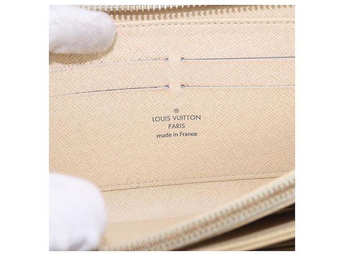 LOUIS VUITTON Damier Azur Zippy Wallet Portafoglio Lungo N60019 LV Auth 200103 - vista 19
