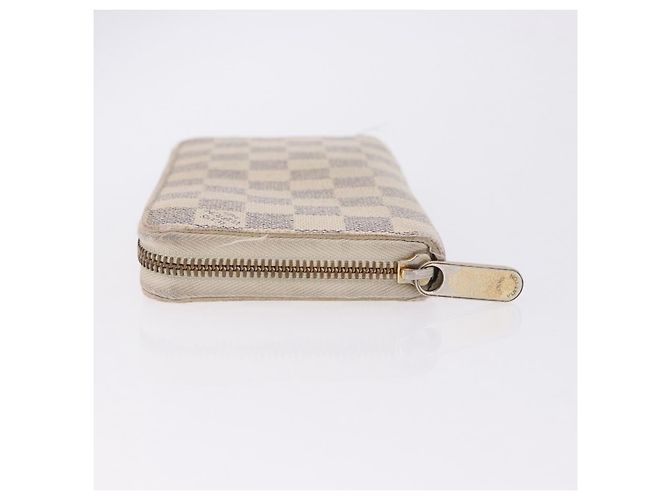 LOUIS VUITTON Damier Azur Zippy Wallet Portafoglio Lungo N60019 LV Auth 200103 - vista 6