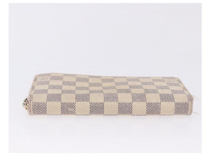 LOUIS VUITTON Damier Azur Zippy Wallet Portafoglio Lungo N60019 LV Auth 200103 - vista 7