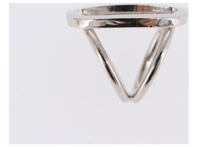 Salvatore Ferragamo Vala Schalring Metall Silber Auth BA15346V - Ansicht 6