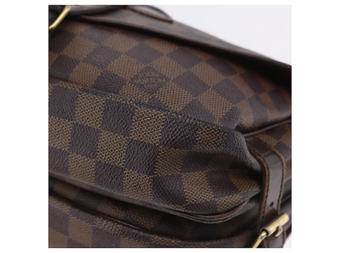 LOUIS VUITTON Damier Ebene Saumur 30 Shoulder Bag SPO N48081 LV Auth 196874 - vista 14