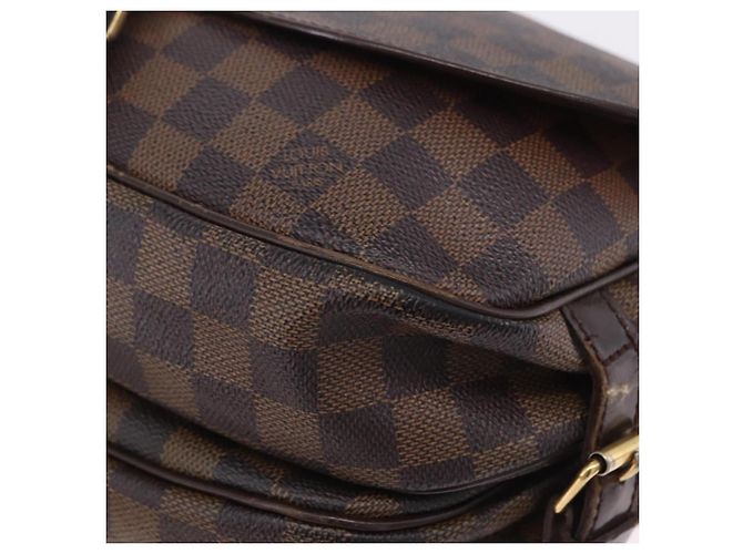 LOUIS VUITTON Damier Ebene Saumur 30 Shoulder Bag SPO N48081 LV Auth 196874 - vista 16