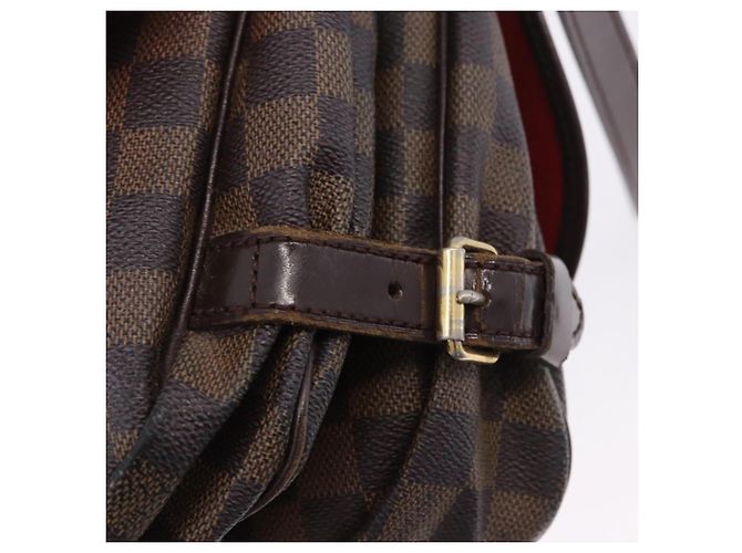 LOUIS VUITTON Damier Ebene Saumur 30 Shoulder Bag SPO N48081 LV Auth 196874 - vista 19